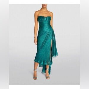 Maria Lucia Hohan Silk Asymmetric Louise Gown